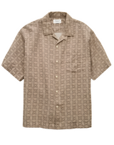 American Eagle Mens AE Poolside Printed Short Sleeve Button Up Shirt