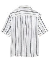 American Eagle Mens AE Poolside Striped Short Sleeve Button Up Shirt