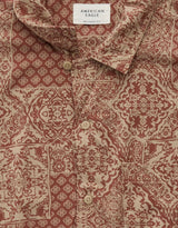 American Eagle Mens AE Poolside Printed Button-Up Shirt