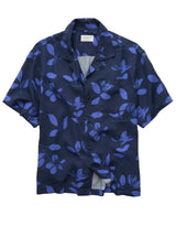 American Eagle Mens AE Relaxed Fit Short-Sleeve Camp Collar Shirt