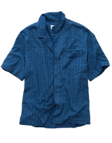 American Eagle Mens AE Relaxed Fit Camp Collar Short Sleeve Shirt
