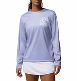Columbia Womens PFG Tidal Tee Palm Waves Long Sleeve T-Shirt
