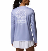 Columbia Womens PFG Tidal Tee Palm Waves Long Sleeve T-Shirt