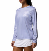 Columbia Womens PFG Tidal Tee Palm Waves Long Sleeve T-Shirt