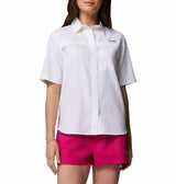 Columbia Womens PFG Castback Woven Short Sleeve Shirt