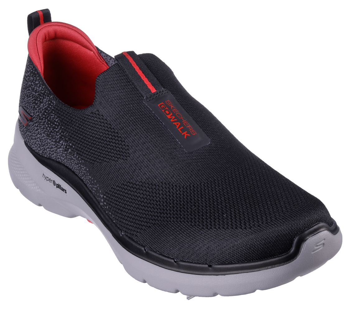 Red skechers slip on cheap