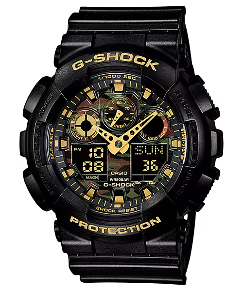 Casio Mens G-SHOCK GA-100CF-1A9 Analog Digital Watch