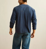 American Eagle Mens AE Vintage Relaxed Fit Long-Sleeve T-Shirt