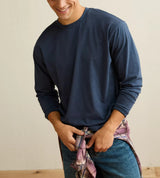 American Eagle Mens AE Vintage Relaxed Fit Long-Sleeve T-Shirt