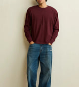 American Eagle Mens AE Vintage Relaxed Fit Long-Sleeve T-Shirt