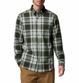 Columbia Mens Pitchstone Stretch Long Sleeve Flannel Shirt