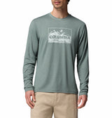 Columbia Mens Parsons Point Graphic Long Sleeve T-Shirt