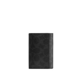 Coach Signature Canvas Bifold Card Case Wallet