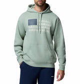 Columbia Mens Tree Flag Hoodie Sweatshirt