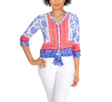 Ruby Rd. Womens Paisley Top