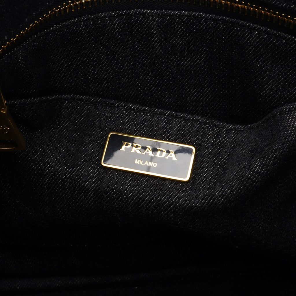 Prada Canapa Denim Shoulder Handbag – ShopCGX