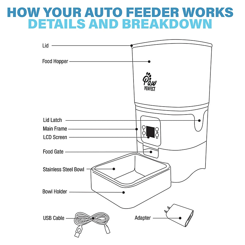 Paw Perfect Automatic Pet Feeder