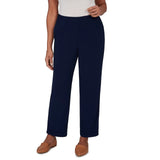 Alfred Dunner Womens Soft Crepe Pull On Short Length Pants