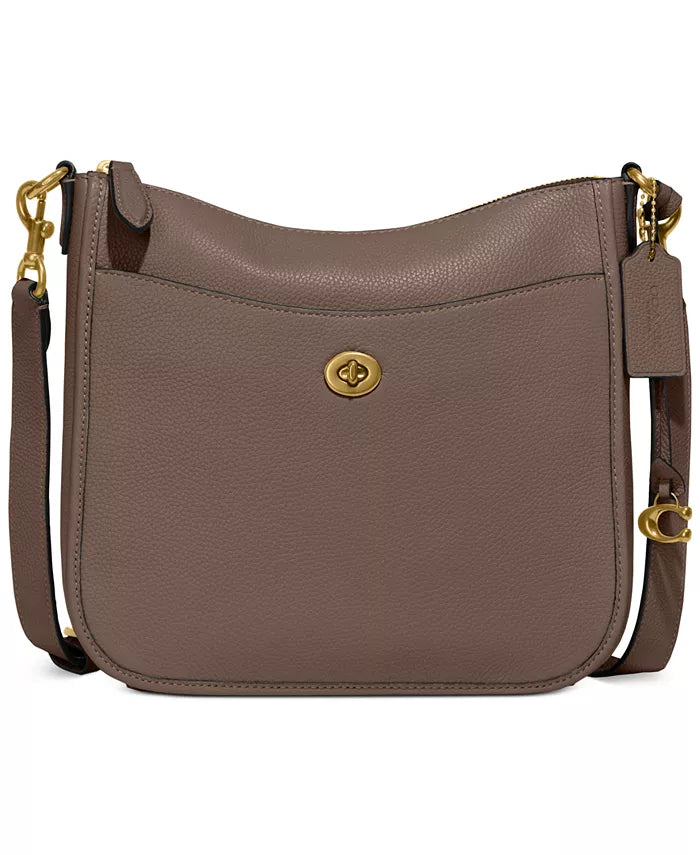 Coach pebble leather crossbody bag deals