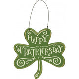 Primitives By Kathy St. Patrick's Day Wooden Clover Sign