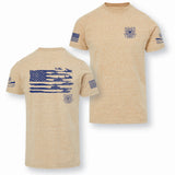 Coast Guard Mens Fleet Asset 4-Hit Bradley Snow Short Sleeve T-Shirt