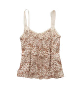 American Eagle Womens AE Lace Trim Cami Top