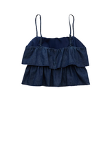American Eagle Womens AE Tiered Pintuck Cami Top