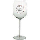 Pavilion Wine Time Finally Wine Glass