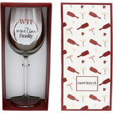 Pavilion Wine Time Finally Wine Glass