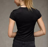 American Eagle Womens AE Hey Baby Short Sleeve T-Shirt