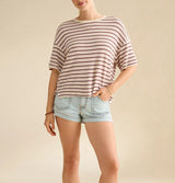 American Eagle Womens AE Soft & Sexy Waffle Crew Neck Short Sleeve T-Shirt