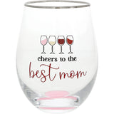Pavilion Best Mom Stemless Wine Glass