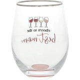 Pavilion Best Mom Stemless Wine Glass
