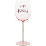 Pavilion Cheers To Friends Wine Glass