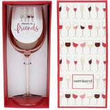 Pavilion Cheers To Friends Wine Glass