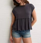 American Eagle Womens AE Soft & Sexy Swing Short Sleeve T-Shirt