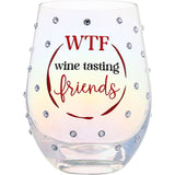 Pavilion Wine Tasting Friends Stemless Wine Glass