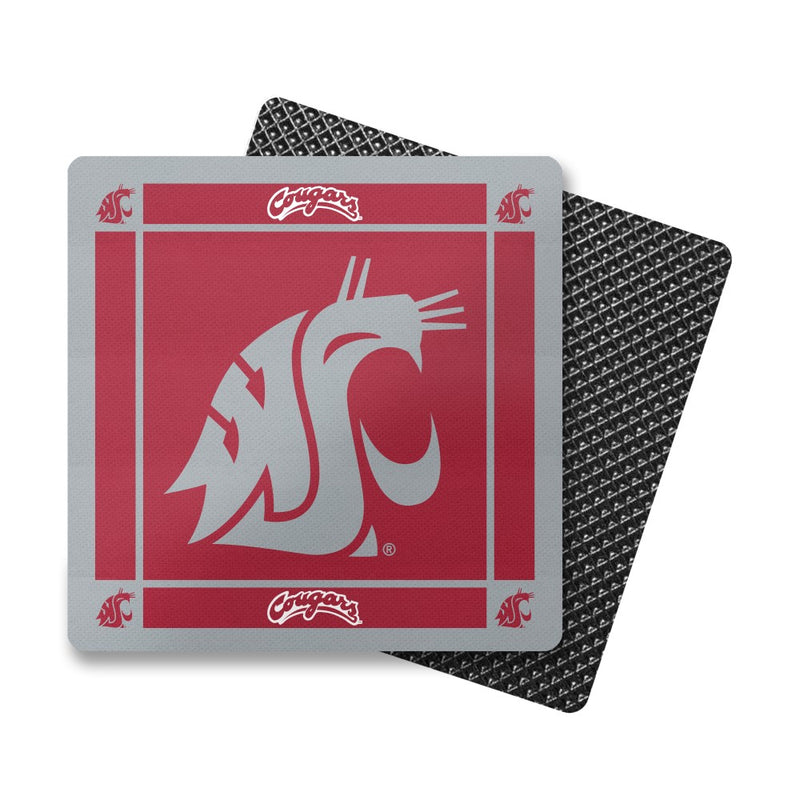 Logo Brands Washington Cougars Neoprene Coaster - 4 Pack