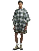 Barbour Men's Tartan Showerproof Poncho