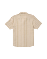 RVCA Mens Exotica Stripe Short Sleeve Shirt
