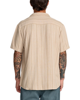 RVCA Mens Exotica Stripe Short Sleeve Shirt