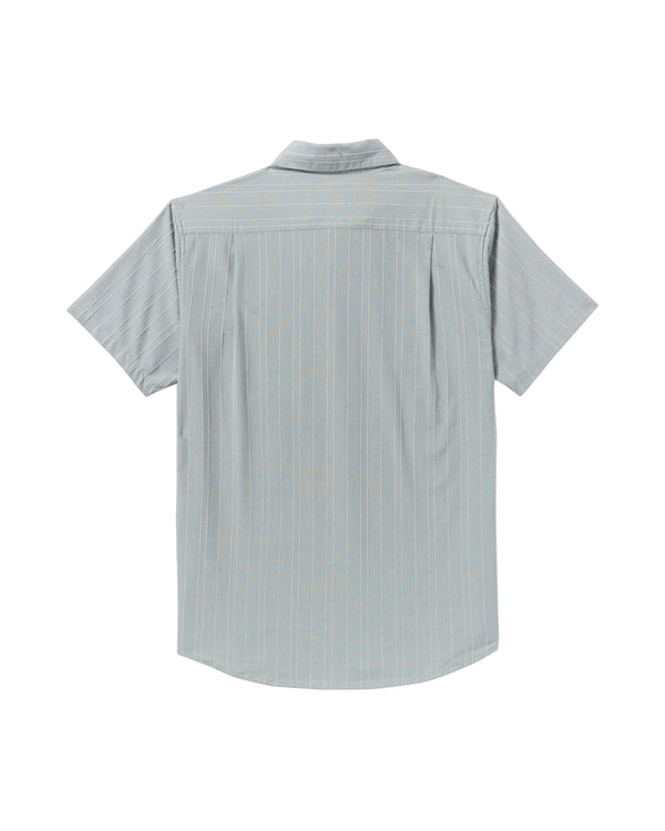 RVCA Mens That'll Do Stripe Short Sleeve Shirt