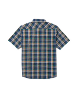 RVCA Mens Dayshift Truckin Plaid Short Sleeve Shirt