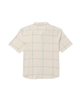 RVCA Mens Vacancy Plaid Short Sleeve Shirt