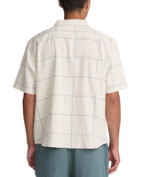 RVCA Mens Vacancy Plaid Short Sleeve Shirt