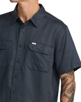 RVCA Mens Vacancy Utility Short Sleeve Shirt