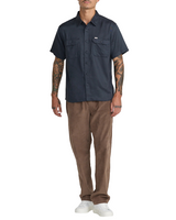 RVCA Mens Vacancy Utility Short Sleeve Shirt