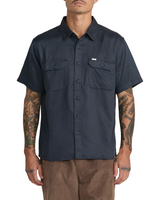 RVCA Mens Vacancy Utility Short Sleeve Shirt