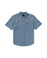 RVCA Mens Denim Days Short Sleeve Shirt