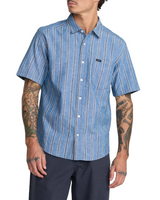 RVCA Mens Denim Days Short Sleeve Shirt